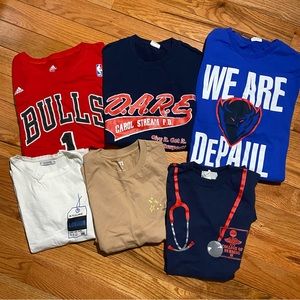 5 GRAPHIC TEE SHIRT BUNDLE